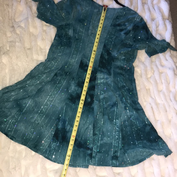 Sami & Jo Plus Turquoise dress with sequins - Picture 14 of 15